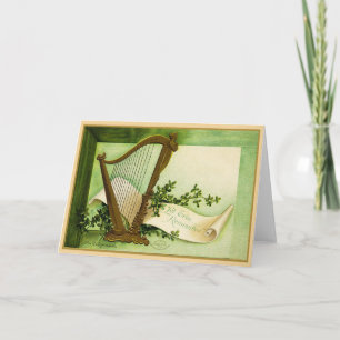 Cartão Antigo do Dia de São Patrício