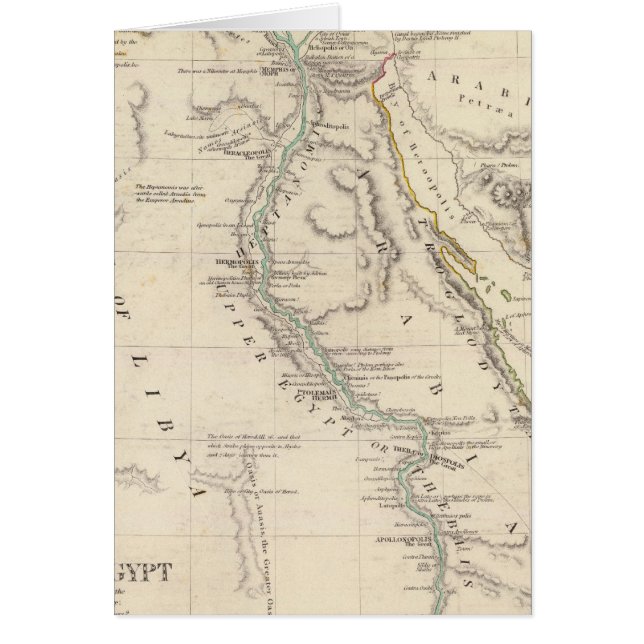 Cartão Antigo Egito (Frente)