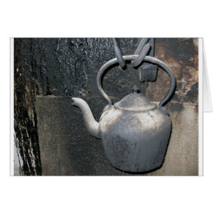 Cartão Antigo Kettle Irlandês