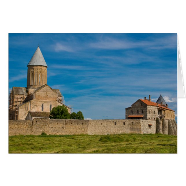 Cartão Antigo mosteiro Exterior (Frente Horizontal)