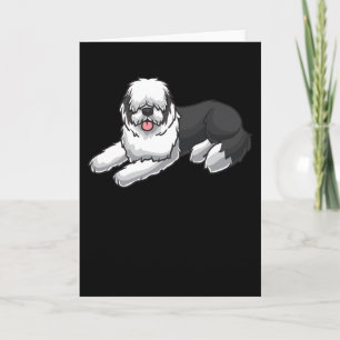 Cartão Antigo pastor Inglês