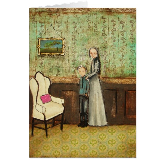 Cartão Antigos tempos (Frente)