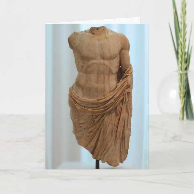Cartão Antiguamente Grego - Mármore Torso (Frente)
