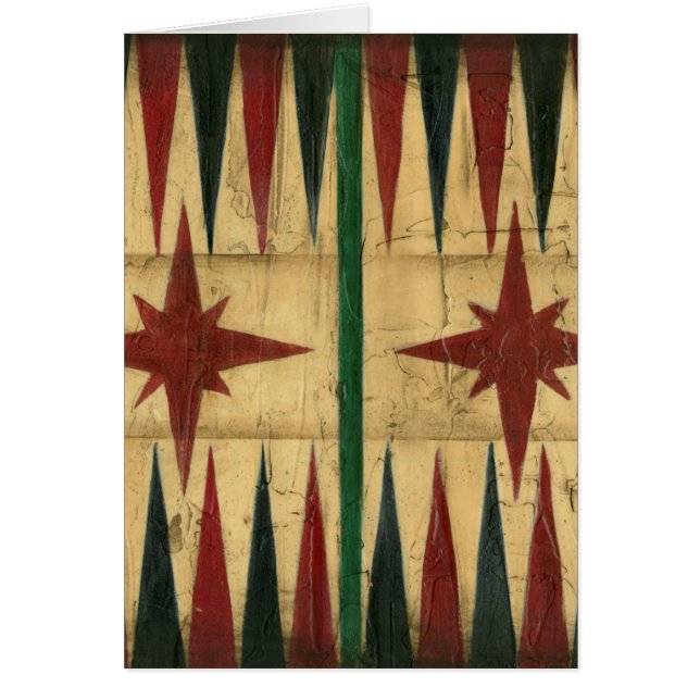 Cartão Antiguidade Conselho de Jogos Backgammon por Ethan (Frente)