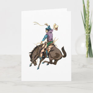 Cartão Antiquado Buckaroo Japonês 5