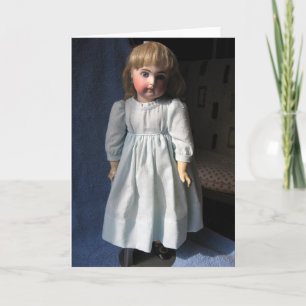 Cartão Antique Bisque Doll Greeting Card - Blank