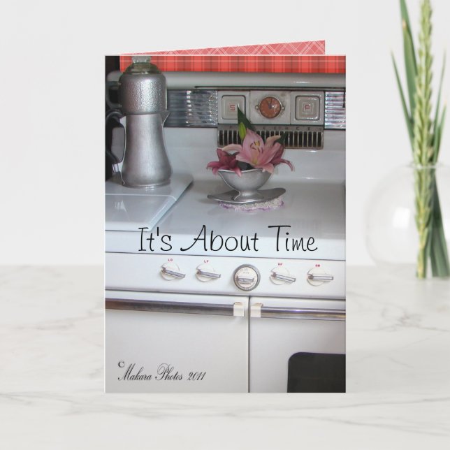 Cartão Antique Coffee Pot-  #1 Greeting-customize it (Frente)