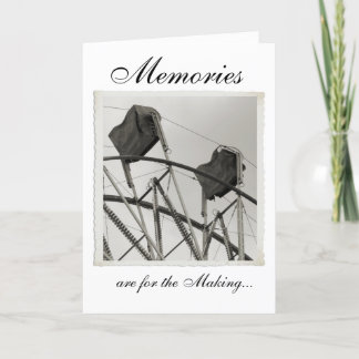 Cartão Antique Ferris Wheel Custom Greeting Cards