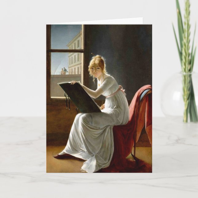 Cartão Antique painting Greeting Cards 49 (Frente)