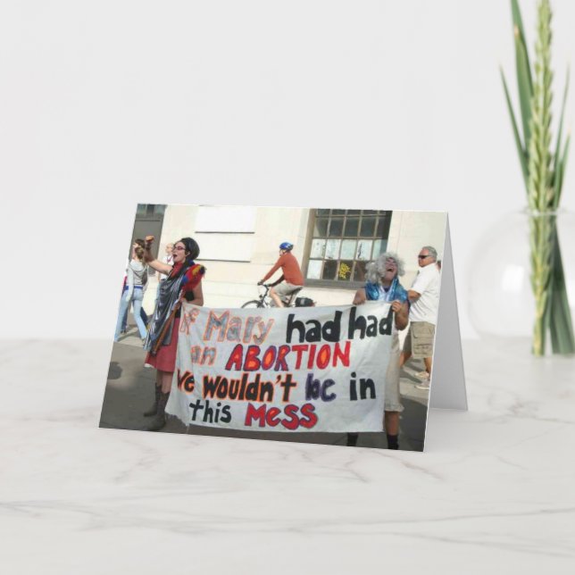 Cartão Antitheist Greeting Card (Frente)