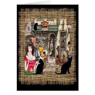 Cartão Anton Pieck - compro Químico