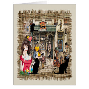 Cartão Anton Pieck - compro Químico