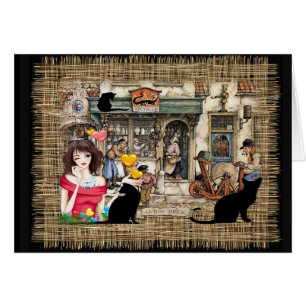 Cartão Anton Pieck - compro Químico