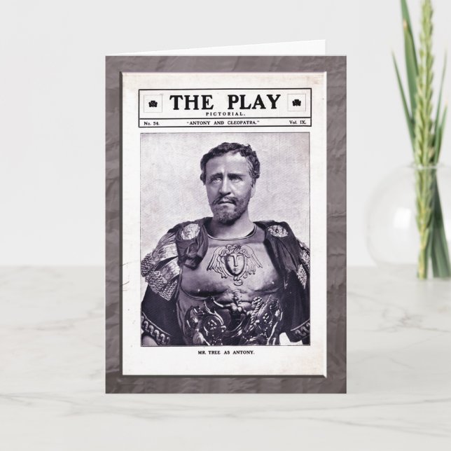 Cartão Antony and Cleopatra Greeting Card (Frente)