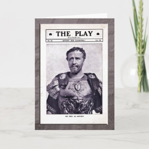 Cartão Antony and Cleopatra Greeting Card