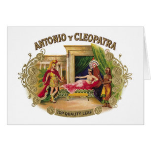 Cartão Antoonio y Cleópatra