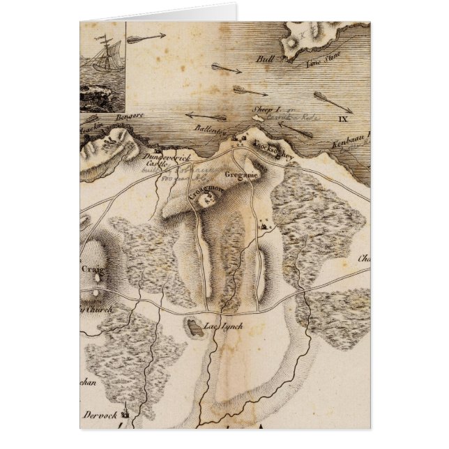 Cartão Antrim, Raghery (Frente)