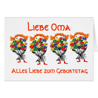 Cartão ao aniversário