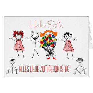 Cartão ao aniversário