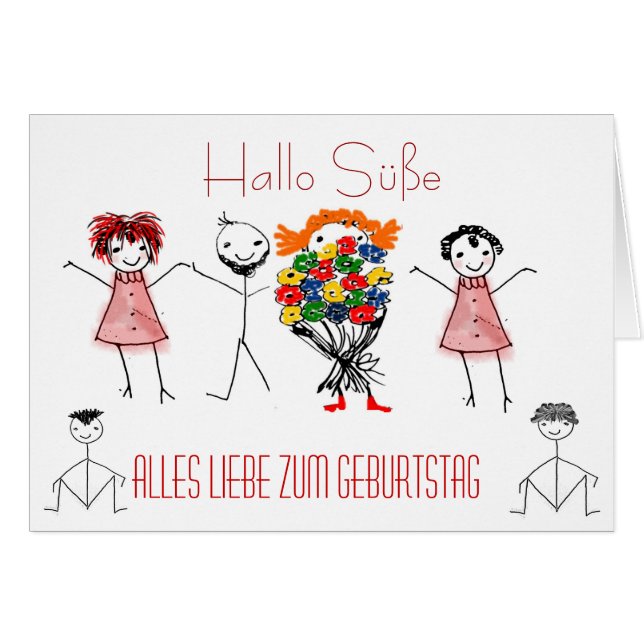 Cartão ao aniversário (Frente Horizontal)