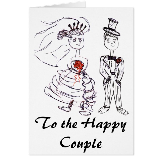 Cartão Ao Casal Feliz (Frente)