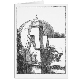 Cartão Ao longo da rua de Allegheny