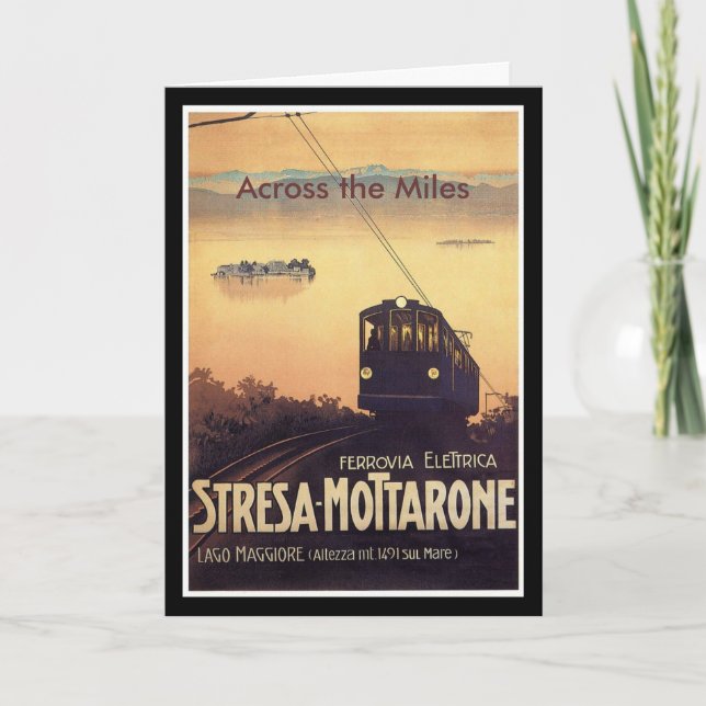 Cartão Ao longo dos quilômetros (Frente)