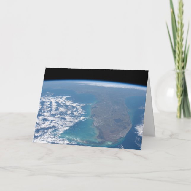 Cartão Ao Nordeste Da Península Da Flórida. (Frente)