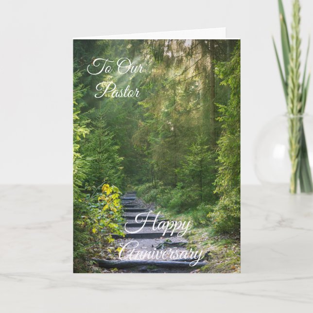 Cartão Ao Nosso Pastor Feliz Aniversário (Frente)
