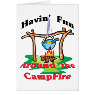 Cartão Ao redor da Campfire