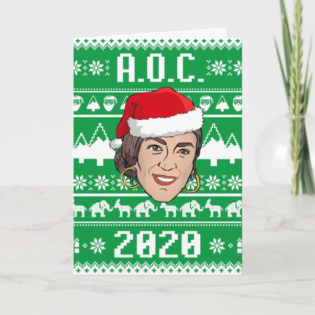 Cartão AOC 2020 Natal Feio (Frente)