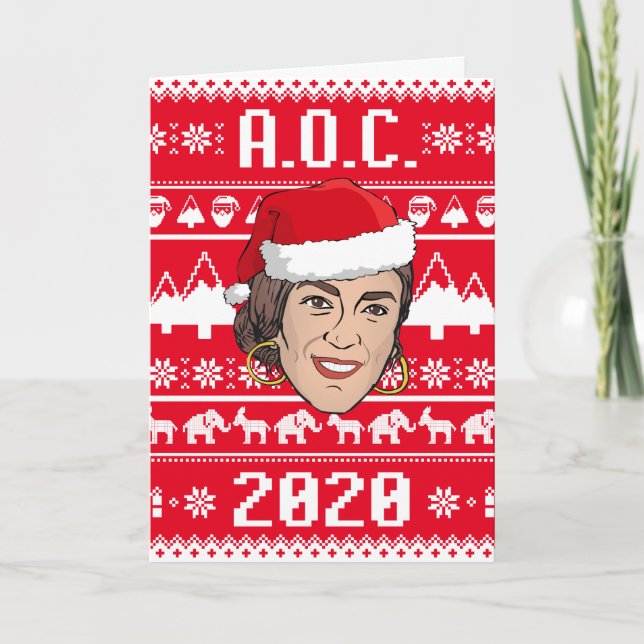 Cartão AOC 2020 Natal Feio (Frente)