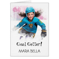 *~* AP94 Cute Hockey Girls 2 Personalizar Aniversá