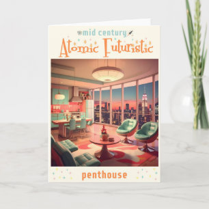 Cartão Apartamento Penthouse Futurista Atômico