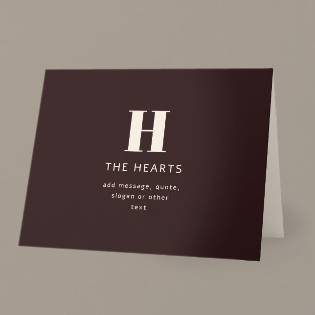 Cartão Apelido da família editável ou nome comercial da e (Criador carregado)