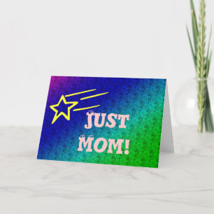 Cartão Apenas a Mãe Superstar