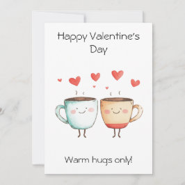 Cartão Apenas Abraços Quentes! – Saudação de Dia dos Namo