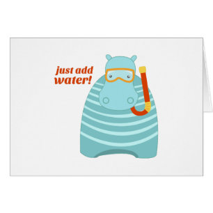 Cartão Apenas adicione a água
