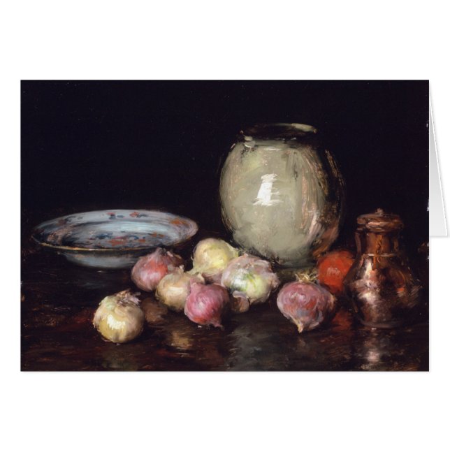 Cartão Apenas cebolas (Frente Horizontal)