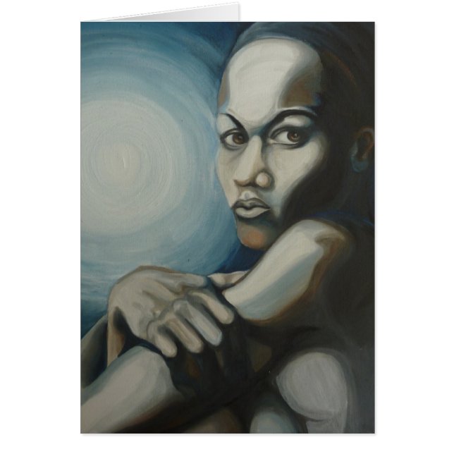 Cartão Apenas com a lua (Frente)