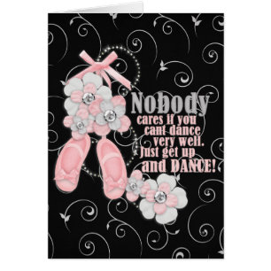 Cartão Apenas dança