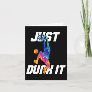 Cartão Apenas Dane-Se! Slam Dunk do Jogador Bysketbyll