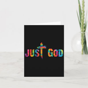 Cartão Apenas Deus Jesus Cruz Inspirador Motivacional C