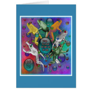 Cartão Apenas diga não!