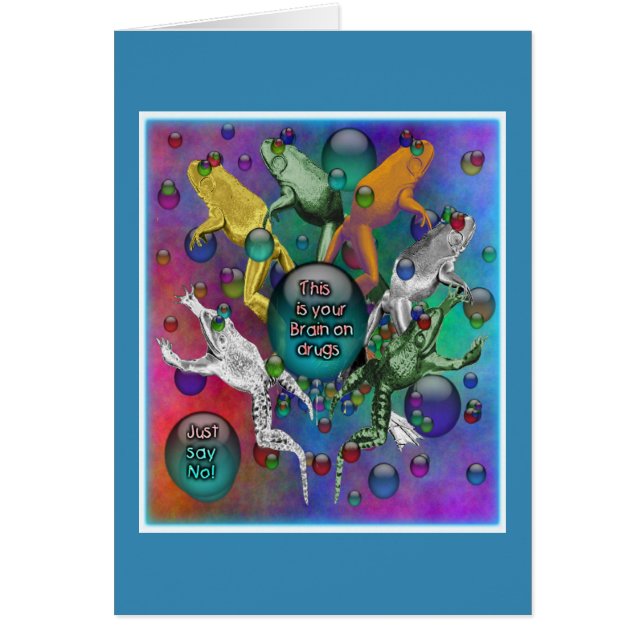 Cartão Apenas diga não! (Frente)