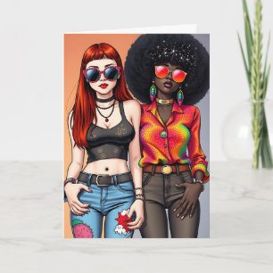 Cartão Apenas entrando para dizer "Oi"   Amizade