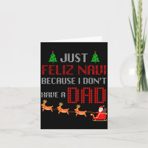 Cartão Apenas Feliz Navi Porque Não Tenho Um Pai Funny Ch