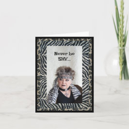 Cartão Apenas fique feliz