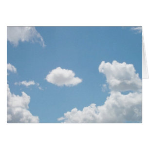 Cartão Apenas nuvens #1