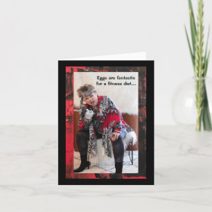 Cartão Apenas ovos ou outra coisa Folha de Saudação Dobra